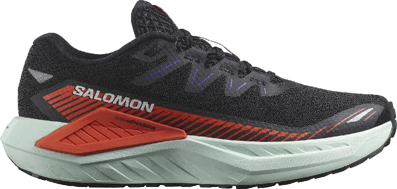 trekking poles with adjustable height system -Salomon DRX DEFY GRVL Mens Trail Running Shoes - Black