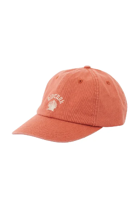 elegant felt hat for women -Rip Curl Mixed 6 Panel Cap - Rust