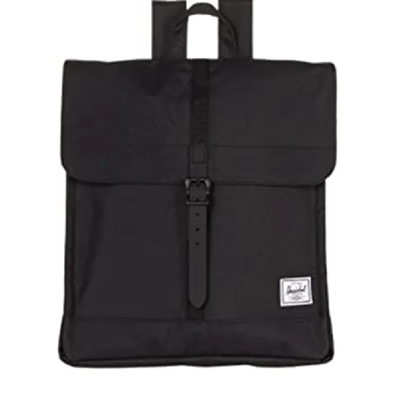 camping stove with quick boil time -Herschel Unisex Black City Mid-Volume One Size Backpack - 10970-04938-OS