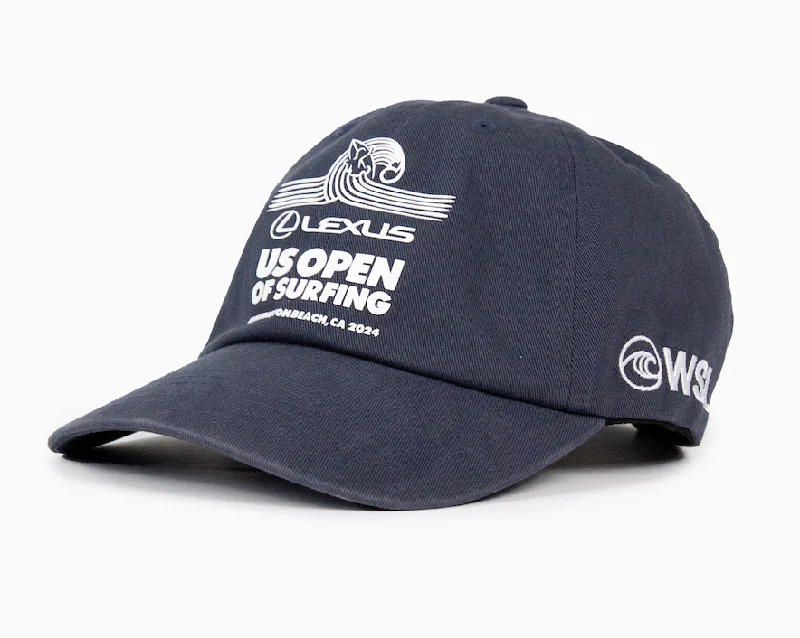 men’s sporty cap with logo -2024 Lexus US Open Flexfit EcoWash Dad Hat