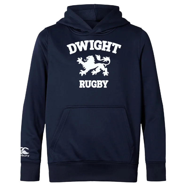 camping stove with quick boil time -Dwight Rugby White Logo Club Lightweight Hoodie by Canterbury