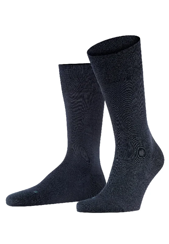 comfortable socks for casual wear -Sensitive Berlin Sensitive Berlin Wool And Cotton Sock | Dark Navy 14416-6370