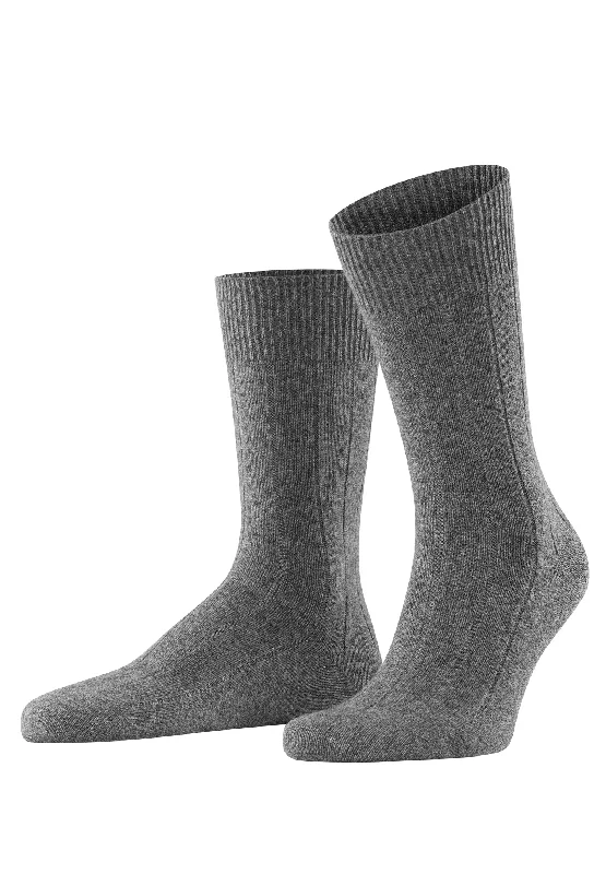 casual socks for warmer climates -Lhasa Rib Sock Lhasa Rib Sock | Light Greymel. 14423-3390