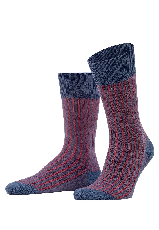 soft socks for sensitive feet -Shadow So Socks | Demin Mela 14648-6665