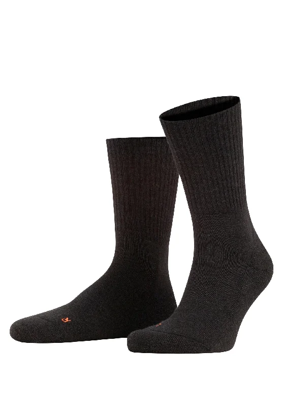 comfortable wool socks for hiking -Walkie Light Unisex Walkie Light Weekend Sock | Anthracite Melange 16486-3080