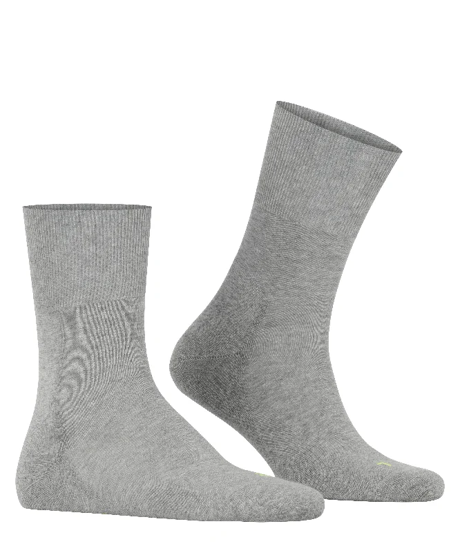 colorful ankle socks for summer -Sport Spirit Run Sock | Light Grey Melange 16605-3400