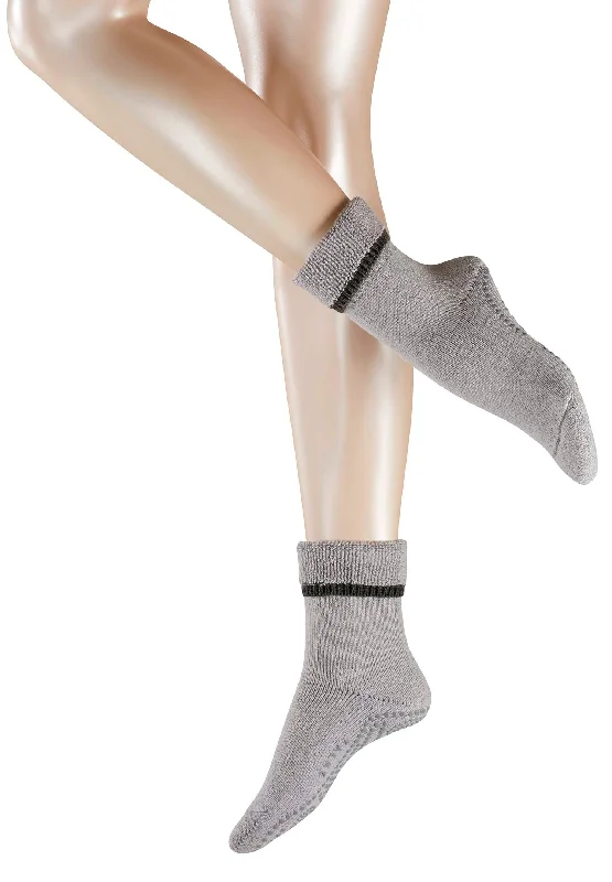 no-show socks for athletic wear -Cuddle Pad Home Slipper Cuddle Pad Home Slipper Wool Cotton Slipper Sock | Silver 47540-3290