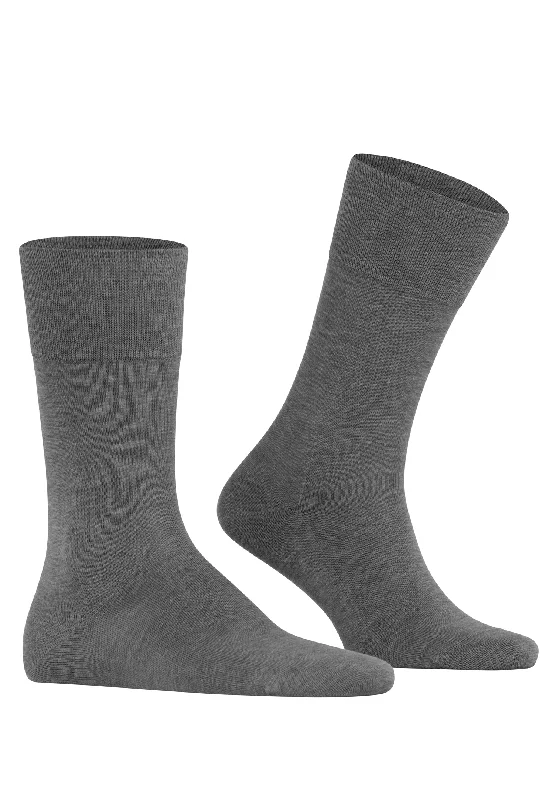 thermal socks for camping -Tiago Kh Socks | Steel Melange 14792-3165