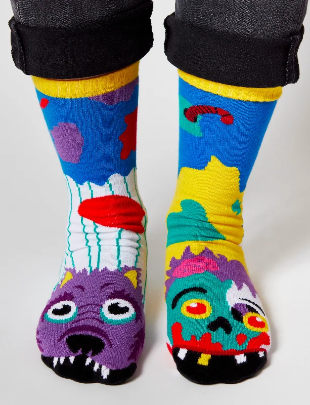 workout socks for women -ADULT ZOMBIE & WEREWOLF SOCKS