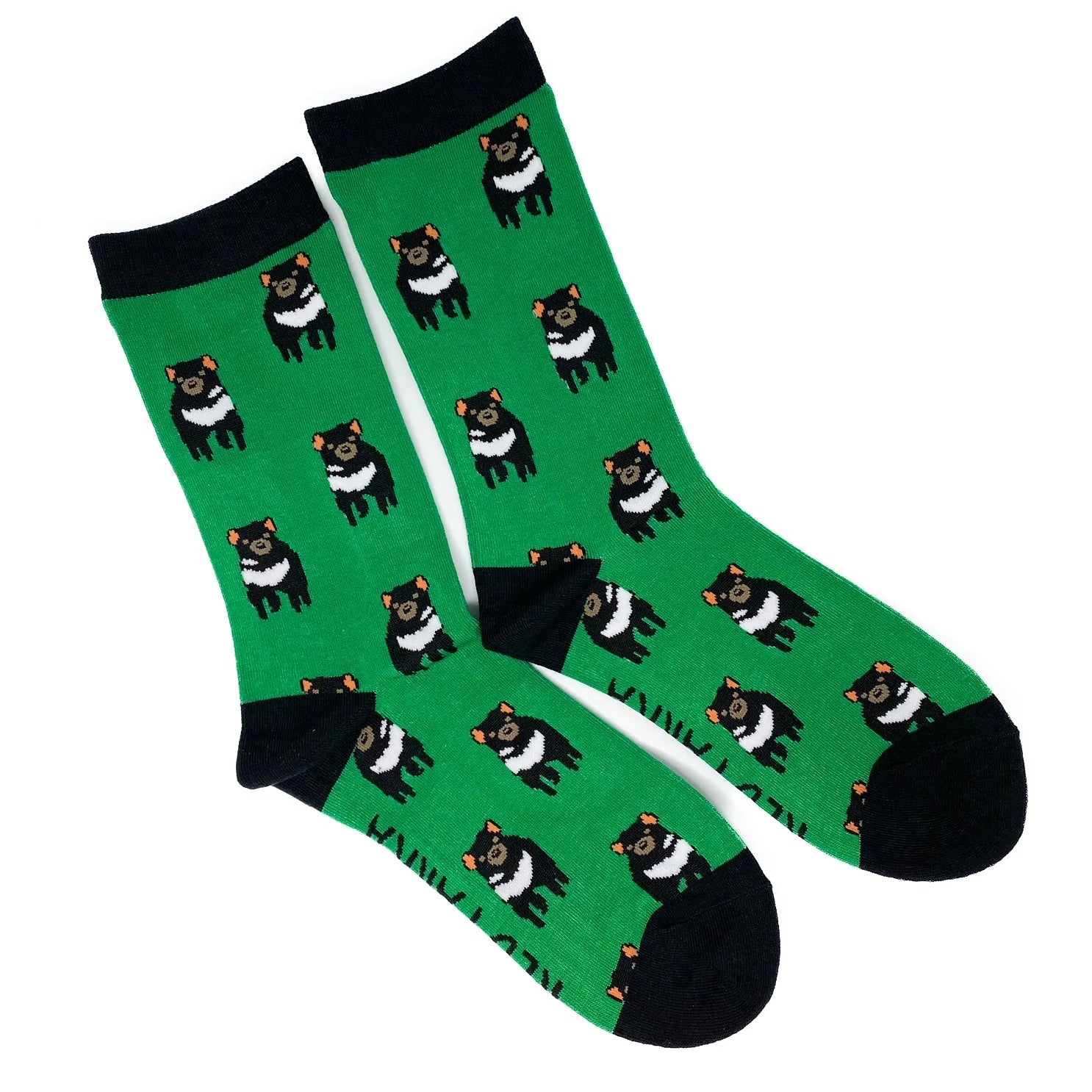 knee-high socks for cold weather -Green Devil Socks