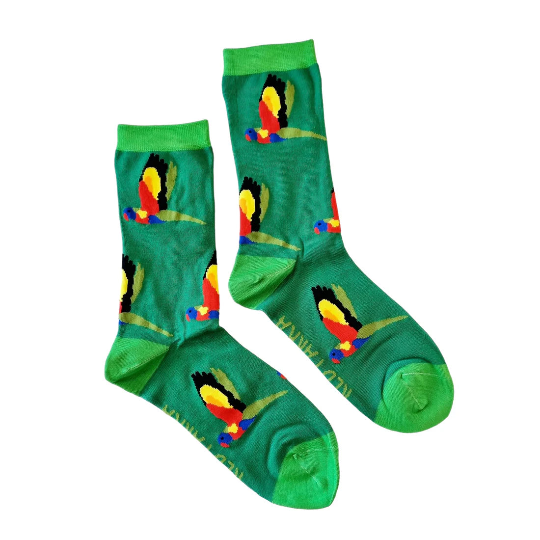 thermal socks for chilly nights -Rainbow Lorikeet Socks