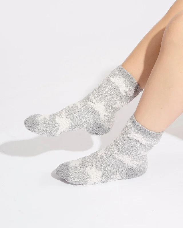 warm wool socks for outdoor jobs -Bia Fuzzy Socks