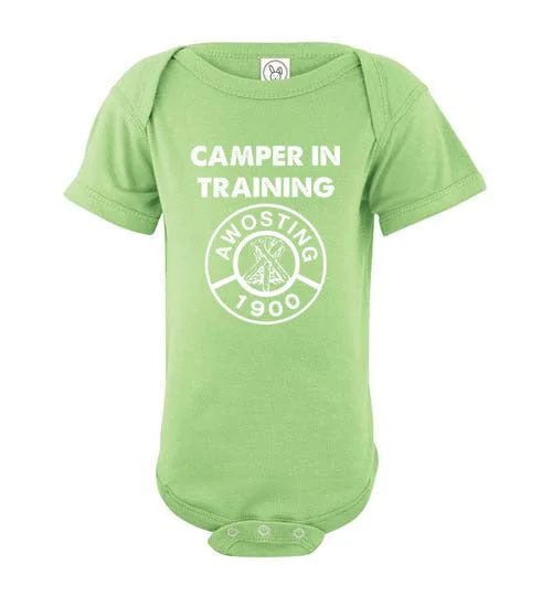 camping accessories for long trips-Awosting Infant Fine Jersey Bodysuit