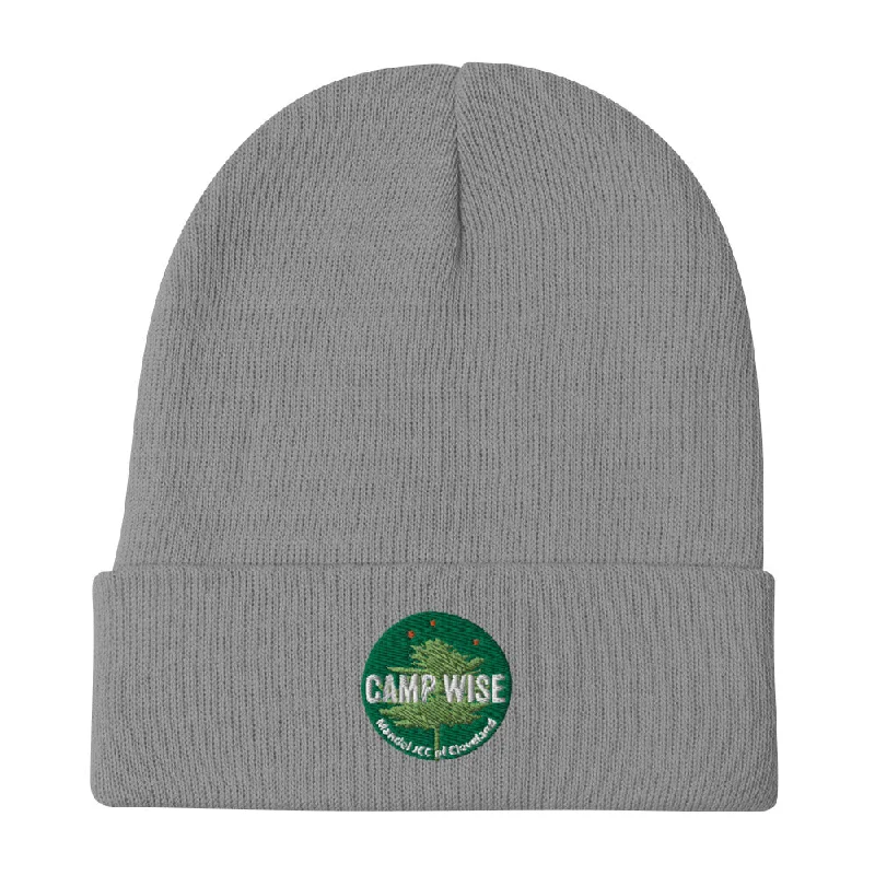 camping kitchen setup accessories-Camp Wise Knit Beanie