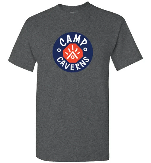 camping adjustable stove accessories-Caverns Short-Sleeve T-Shirt