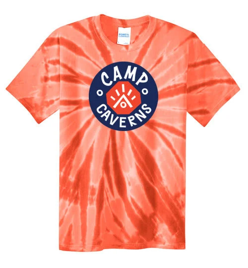 camping gas canister accessories-Caverns Tie-Dye T-Shirt