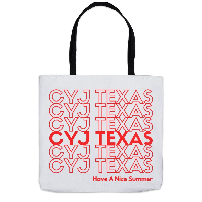 waterproof camping accessories-CYJ Texas Tote Bag - Shopping Bag Logo