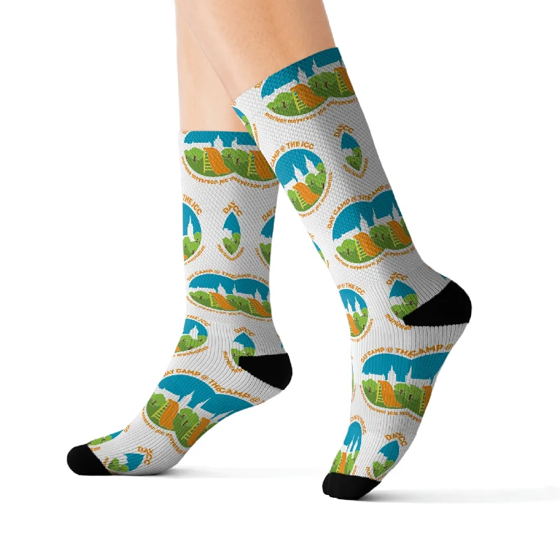 camping accessories for women-Day Camp @ the JCC Socks