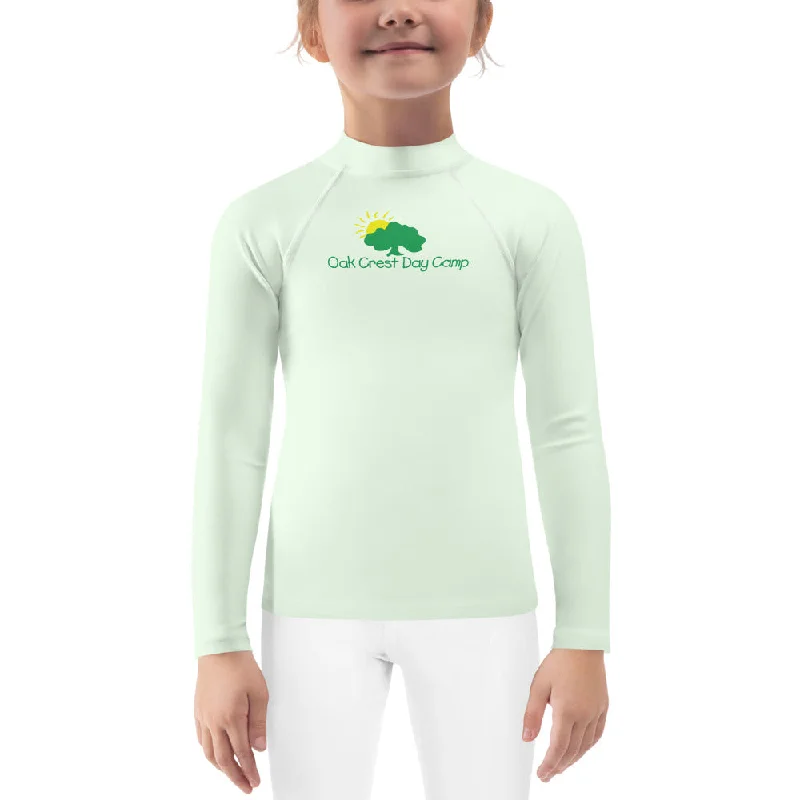 camping foot warmer accessories-Oak Crest Long Sleeve Rash Guard - Kids