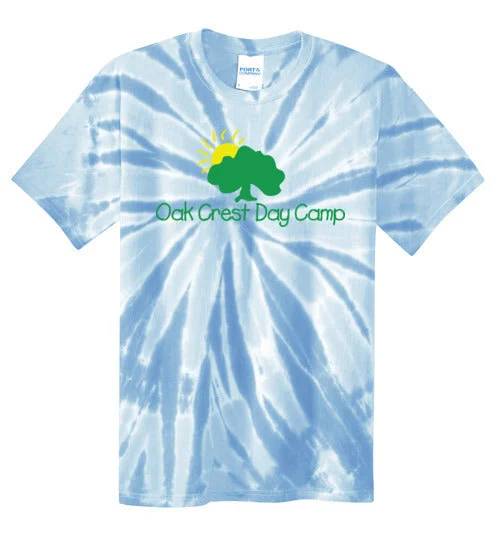 camping waterproof tent ground cover accessories-Oak Crest Tie-Dye T-Shirt