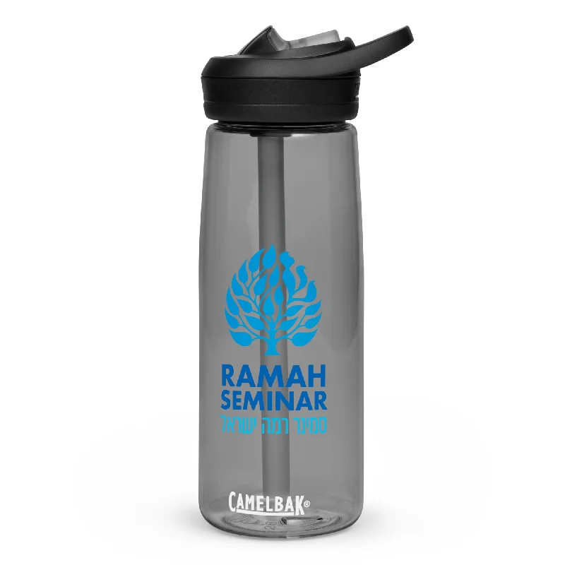 camping portable speaker accessories-Ramah Israel Seminar Camelbak Sports Water Bottle - Modern Logo