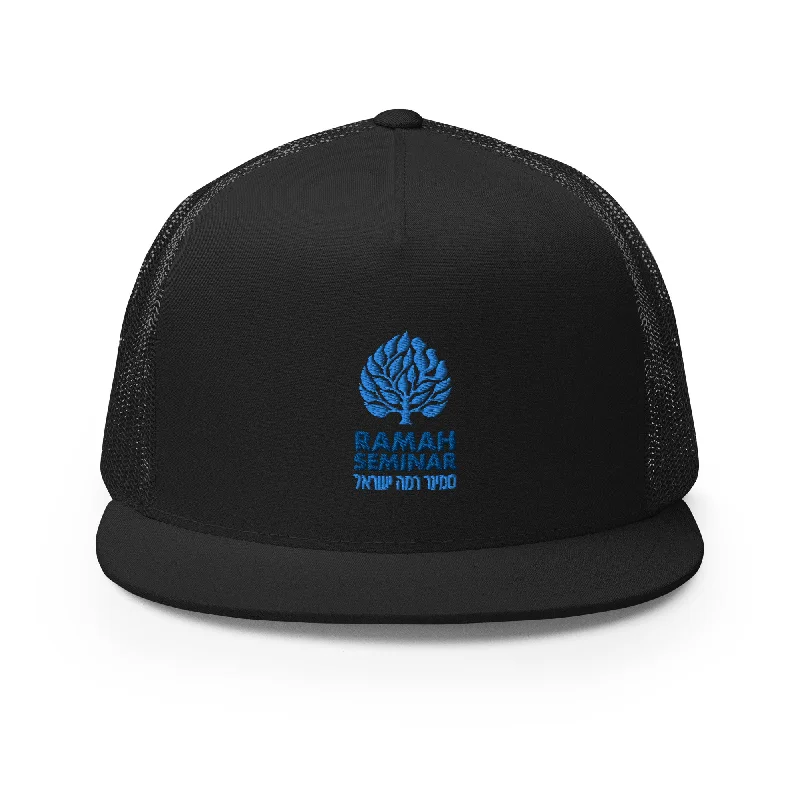 camping pocket stove accessories-Ramah Israel Seminar Trucker Cap - Modern Logo