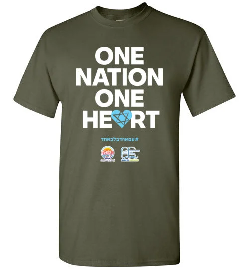 camping hammock stand accessories-WSD One Nation One Heart T-Shirt (English)