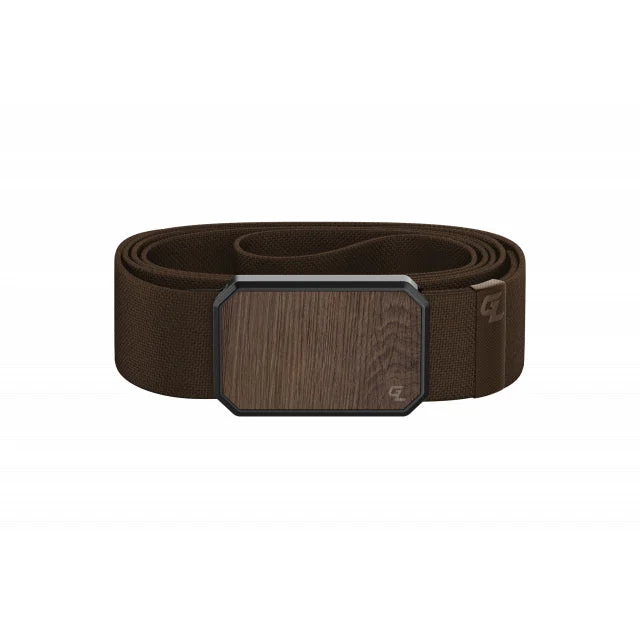 camping gear with lightweight construction -Belt Brown Walnut