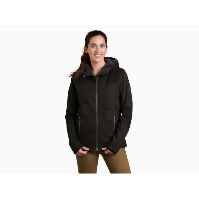 camping gear with adjustable straps -Women's Law Hoody Lined