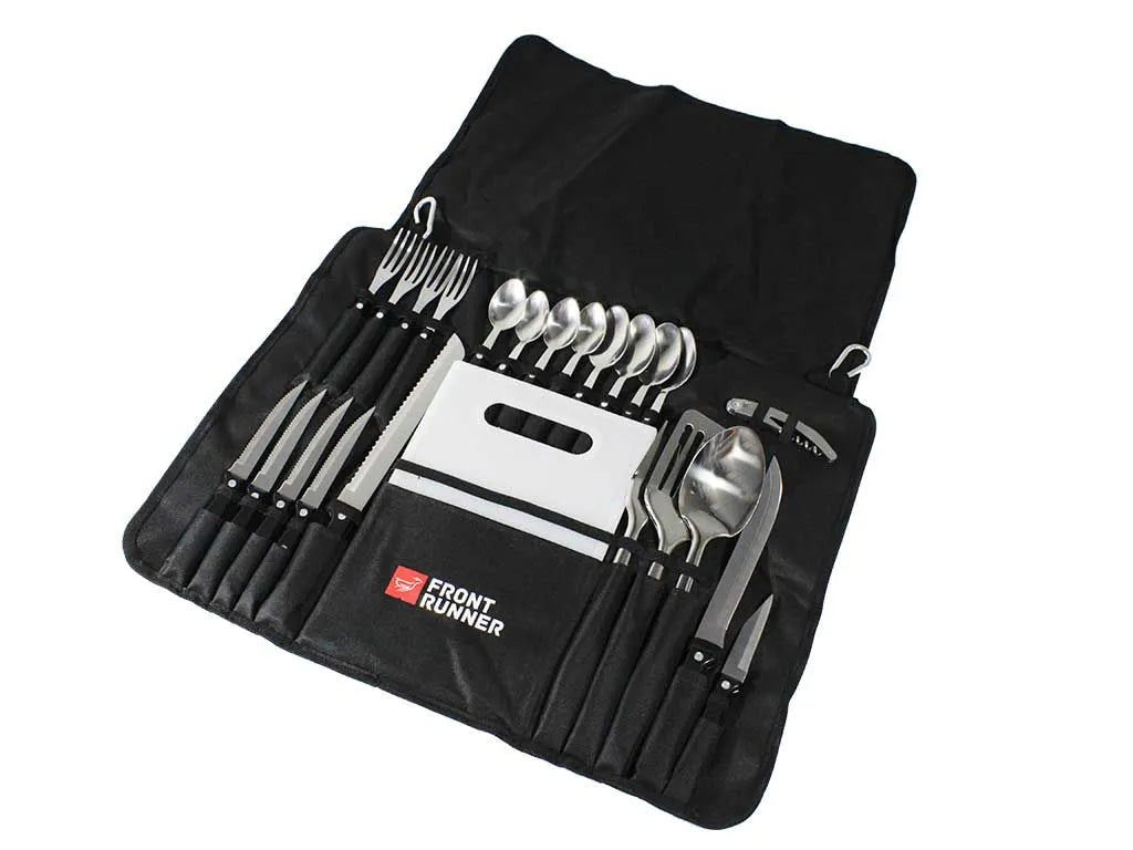 survival gear for remote camping locations -Camp Kitchen Utensil Set by Front Runner