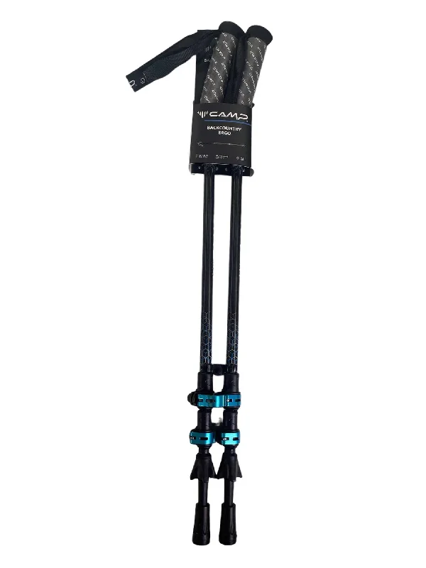 trekking poles with adjustable height system -Camp USA Backcountry Ergo Trekking Pole