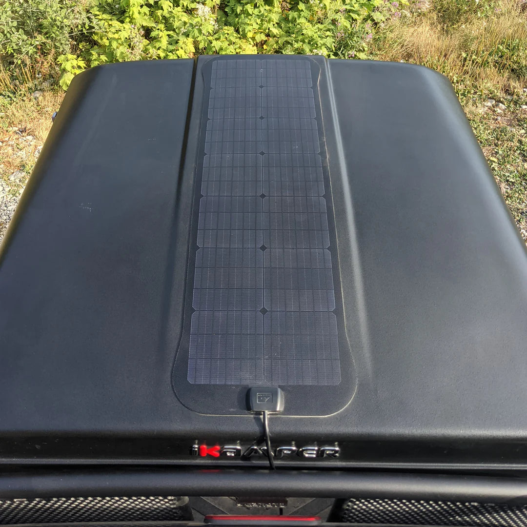 camping food container with locking lid -Cascadia 4X4 iKamper Skycamp Mini 2.0 VSS System 70 Watt Solar Panel