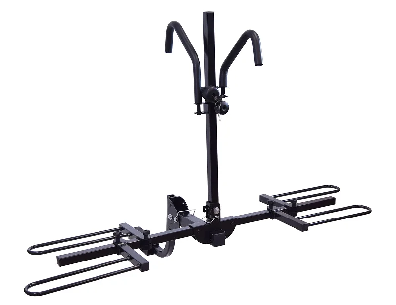 camping gear for long camping trips -RUNWAY HM2 - HITCH MOUNT PLATFORM 2 BIKE CARRIER (1.25` 2`)