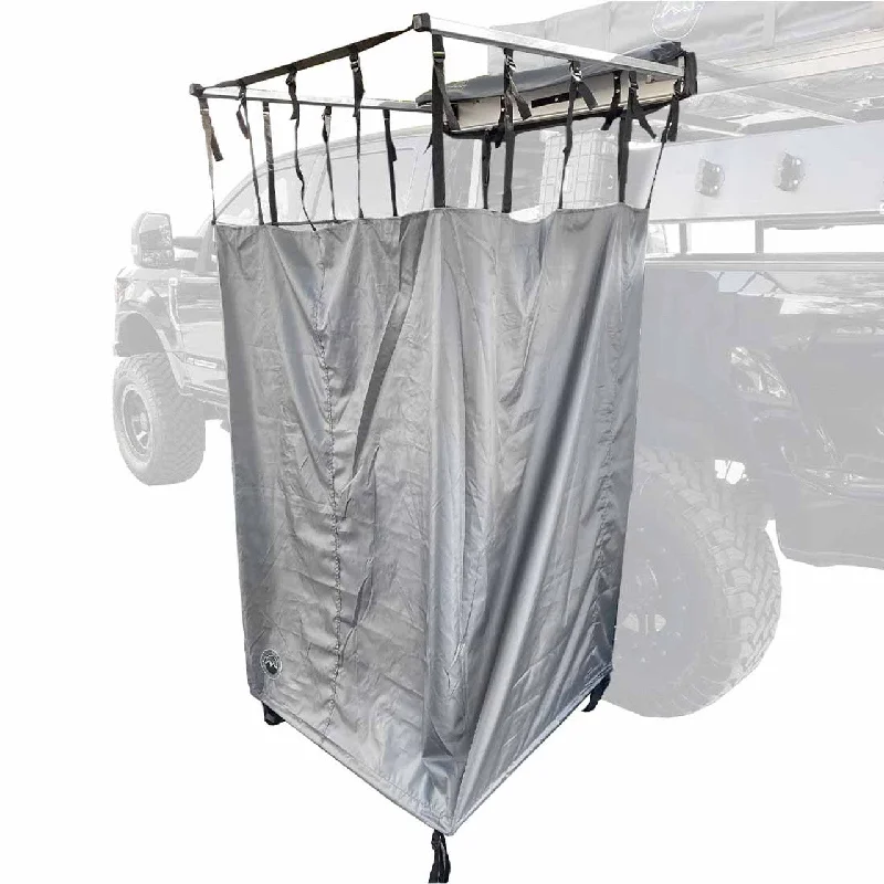 trekking poles with anti-shock feature -Overland Vehicle Systems HD Nomadic Car-Side Shower Room