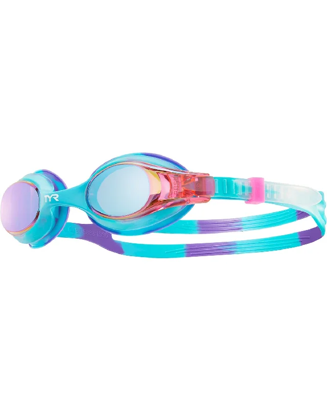 trekking shoes with removable insoles -Kids' Mirrored Swimple Tie Dye Goggles - 547