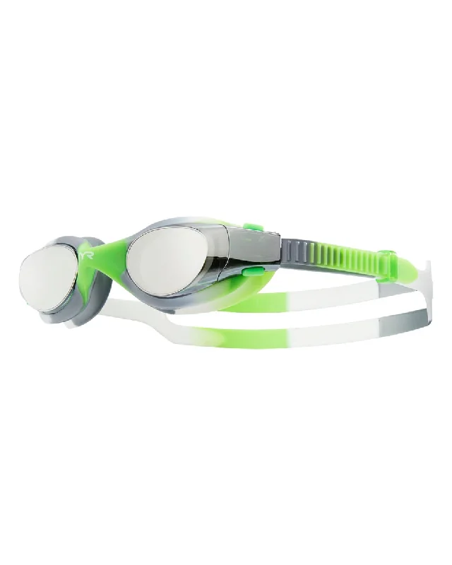 camping gear with reflective strips -Youth Vesi Mirrored Tie Dye Goggles